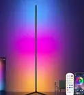 Smart RGB LED Corner Floor Lamp App and Remote Controls plus Music Mode