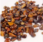 100g Natural Tiger Eye Stone Gravel Crystal Mineral Specimen Health Healing Rock