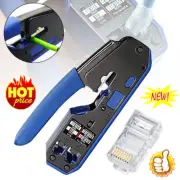RJ45 EZ Crimper Cat5e 6 7 HD Network Connector Crimping LAN Tool HHI