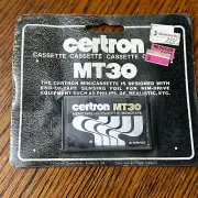 Certron MT30 Mini Cassette For Rim Drive Machine Memotape 30 Minutes NEW Sealed