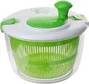 FUNOMOCYA Household Manual Vegetable Dehydrator Salad Spinner with Drain Basket Easy to Use Salad Dryer for Washing and Drying Lettuce Fruits and Vegetables
