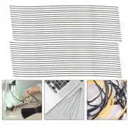 1000 Pcs Wire Ties Black 6 Inch Metal Cord Cable Binding Ties