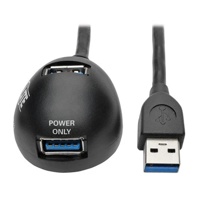 Tripp Lite 6ft 2-Port USB 3.0 SuperSpeed Desktop Extension Cable M/F 6'