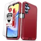 Compatible for Galaxy A15 5G Phone Case: Samsung Galaxy A15 5G Cover with Red