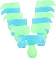 Milisten 20pcs Gravity Luminous Radish Hammer for Light Up Massage Stick Mallet Fun Outdoor and Indoor Play Safe Materials and Heads
