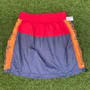Opening Ceremony Women's Drawstring Waist Mini Skirt XS Naby Blue Orange Red