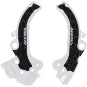 Acerbis KTM/Husqvarna/Gas Gas 65 SX/TC/MC 24-25 White/Black X-Grip Frame Guards