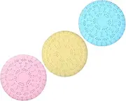Toddmomy 3pcs Bite-Resistant Dog Chew Toy Indoor Puppy Feeding Disc Interactive Pet Supply for Training and Play