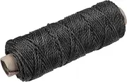 uxcell Twisted Mason Line Nylon Twine String Cord Black 50M/164 Feet 2MM Dia for Netting, Landscaping, Home Improvement, DIY Projects, Crafting, Masonry, Gardening