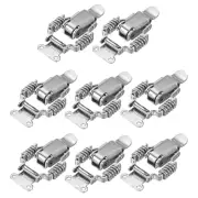 Spring Hasp Toggle Latches Lock, Stainless Steel Double Springs Latch, 8Pcs