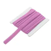 1/2 Inch Double Fold Bias Tape Continuous Bulk Bias Tape(Pink 6 Yards)
