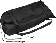 Tent Bag | Portable Large Capacity Pouch Organizer | Foldable Tent Carrying Case | Pole Storage Bag | Rod for Picnic Outdoor Sports Camp | Adjustable Shoulder Strap for Camping Hiking, Multicolor