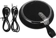 Angoily Wireless Speaker Card Insertion Black Portable Outdoor Stereo Speaker Simple Speaker for Computer Mobile Phone Waterproof
