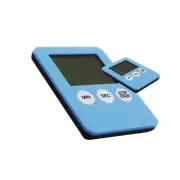 Blue Large LCD Display Kitchen Timer Count Down Up Clock Loud Alarm-NO BATTERY