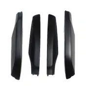 Roof Rack Rail End Cover Compatible Toyota Land Cruiser Prado Fj120 2003-09 black