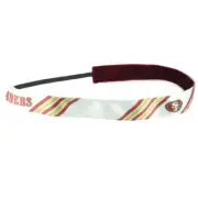 San Francisco 49ers Headband Womens White Elastic Hair Accessory Sport Game
