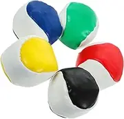 BESPORTBLE 5Pcs Outdoor Bean Bags for Lightweight Sandbags for Toss Games for Parties Carnivals and Family Fun Enhance Hand Eye Coordination and Parent