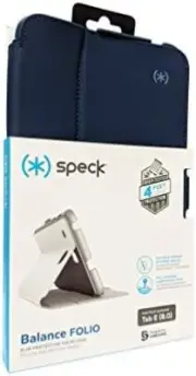 BalanceFolio Slim Case for Samsung Galaxy Tab E 8.0 - Black Slate Grey