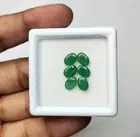 Natural Emerald Oval Cut 4.31 Carat 7x5 mm Oval Lot For Jewelry Loose Emerald