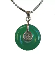 Love Jade Pendant with Chain