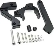 ZUXIM for VSETT, 10+ Electric Scooter Spare Parts Stable Bracket Steering Damper Electric Scooters Damper Kit(Black Bracket1)