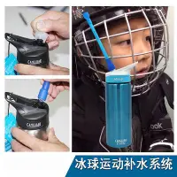 在飛比找Yahoo!奇摩拍賣優惠-冰球駝峰冰球 橄欖球 運動雙層水杯  專用長吸管防塵蓋 運動