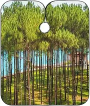 RPLIFE Pine Trees Cloth Hair Cutting Cape Salon Color Capes, Barber Cape Large, Pine Trees