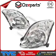 TYC Pair LH+RH Head Light Lamp (Chrome) For Suzuki Swift RS415 2005-2011 (for: Suzuki)