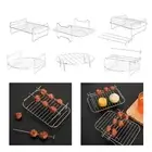 BBQ Rack for Air Fryer, Air Fryer Accessories Universal Portable Baking Tray