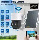4MP Solar Security IP Camera Battery Powered Outdoor Wireless WiFi CCTV Camera