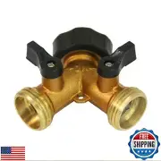 Chapin 6-9474: Heavy-Duty Brass Hose Splitter Hose Connection, Fits Standard