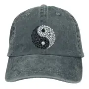 Washed Men's Baseball Cap Dice Yin Yang Trucker Snapback Caps Dad Hat DND Game