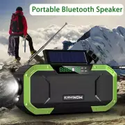 Protable Solar Hand Crank Radio Dynamo Powered Bluetooth