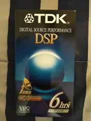 TDK DSP120 6hr BLANK VHS Tape NEW SEALED Digital Source Performance