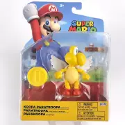 Super Mario Koopa Paratroopa and Coin 4" Action Figure NEW