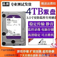 在飛比找Yahoo!奇摩拍賣優惠-全館免運 機械硬碟 3T 4T紫盤臺式機電腦NAS通用SAT