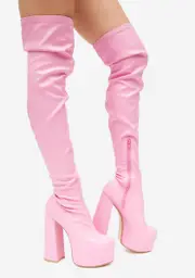 [Lemon Drop by Privileged] Pink Havasu Platform Boots