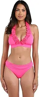 [La Blanca] Women's Island Goddess Banded Halter Bikini Swimsuit Top
