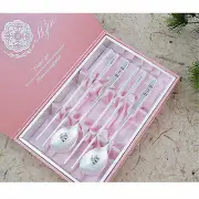 High Quality Korean Silver Plated Spoon Chopsticks Set Crane Oriental Style