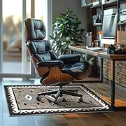 Office Chair Mat for Hardwood Floor, Anti Slip Hi-Q Desk Chair Mat for Hardwood & Low-Carpeted Floors, Easy to Clean Computer Floor Mat Protector Rug for Gaming Rolling Chair on Hard Wood Floors