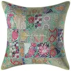 Ethnic Cushion Cover 60x60 cm Patchwork Cotton 24x24 Inch Throw Pillow Cover