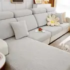 Couch Cushion Covers Sectional Sofa L Shape Slipcover Elastic Couch with Chai...