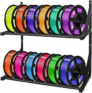 3D Printer Filament Rack | Double-Layer Filament Organizer Rack - Display Stand Save Space for Company Enterprise Studio Use