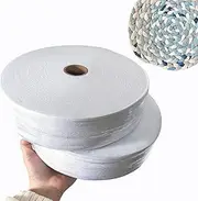 [REGODI] 2 Roll 2 1/2 Inch Total 100 Yards Cotton Blend Fleece Batting Roll for Jelly Roll Rugs - Perfect for Throw, Braided Rugs