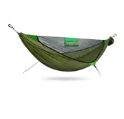 Portable Outdoor Garden Quick Open Anti-Rollover Mosquito Net Hammock Travel Camping Sleeping Hanging Hammock Swing Nature Hike Style B