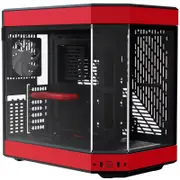 Hyte Y60 Tempered Glass Mid Tower Case Red/Black