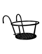 [Levede] flower Holder Hanging Pot Basket x3 in Black