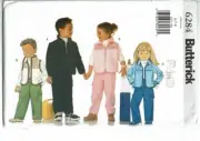 Butterick Sewing Pattern 6284 Childs Jacket Vest Pants Size 6 7 8