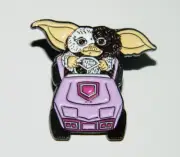 Gremlins Movie Gizmo Driving a Car Die-Cut Metal Enamel Pin NEW UNUSED