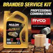 Ryco Oil Filter 5L APX5W30D1 Engine Oil Service Kit for Toyota Corolla Prius